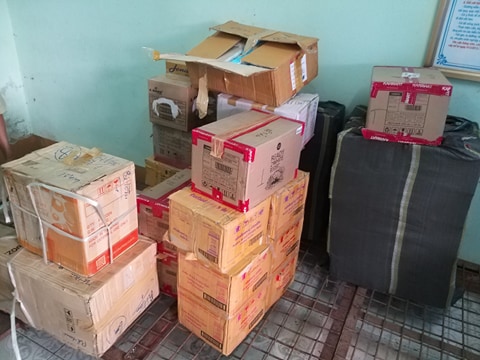 Hàng hóa tạm giữ tại Đội QLTT số 2